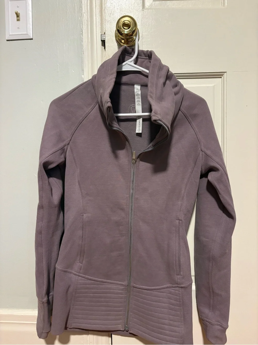 lululemon athletica Mauve Zip-Up Bomber Jacket